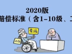 2020最新职工工伤与职业病致残程度鉴定标准